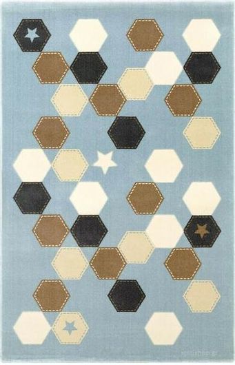 Παιδικό Χαλί Saint Clair Polygon 115x175cm Γαλάζιο