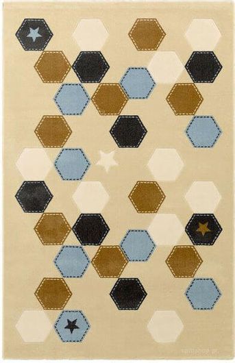 Παιδικό Χαλί Saint Clair Polygon 115x175cm Μπεζ