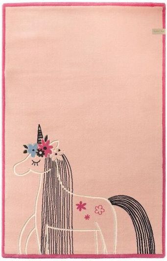 Παιδικό Χαλί Saint-Clair Unicorn 115x175cm Ροζ