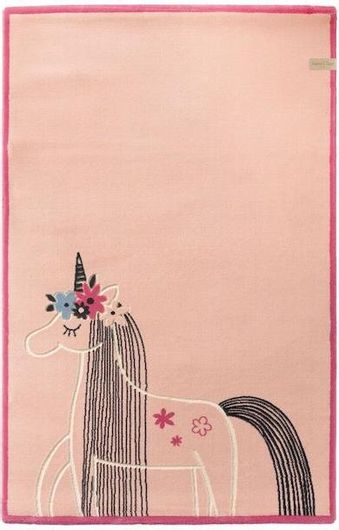 Παιδικό Χαλί Saint-Clair Unicorn 150x200cm Ροζ
