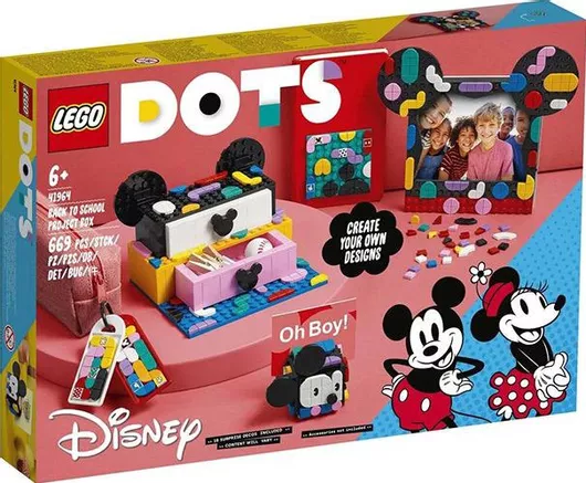 Lego DOTS Disney Mickey & Minnie Mouse Κουτί Επιστροφή στο Σχολείο για 6+ Ετών #41964