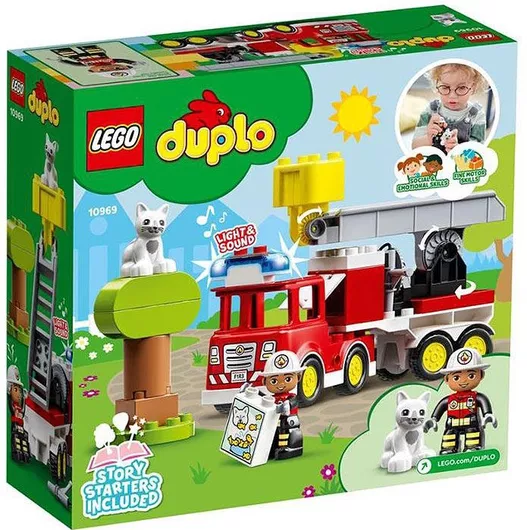 Lego Duplo Rescue Πυροσβεστικό Φορτηγό για 2+ Ετών #10969