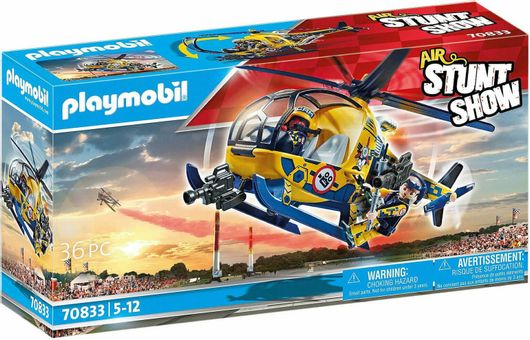 Playmobil Stunt Show Helicopter with Film Crew για 5-12 ετών