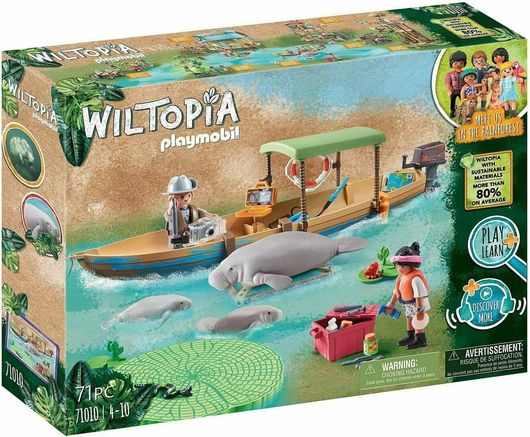 Playmobil Wiltopia Εκδρομή με Ποταμόπλοιο στον Αμαζόνιο για 4-10 ετών