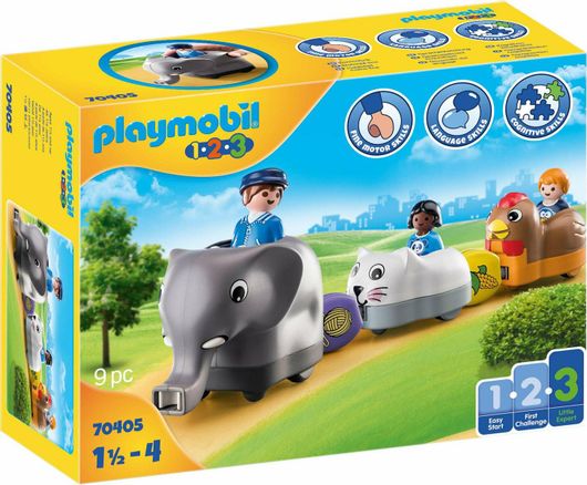 Playmobil 70405 Τρενάκι με Βαγόνια Ζωάκια για 18+ Μηνών