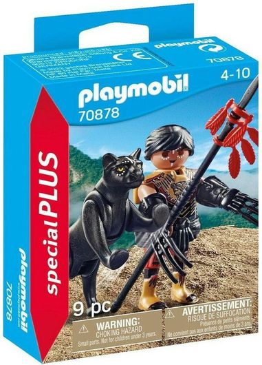 Playmobil 70878 Πολεμιστής με Μαύρο Πάνθηρα για 4+ Ετών