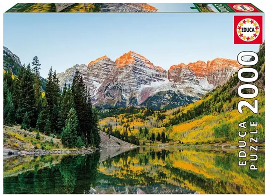 Puzzle Στις Κορυφές του Maroon USA 2D 2000 Κομμάτια