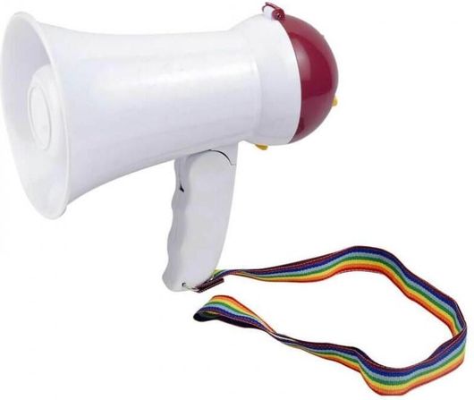 Τηλεβόας Τσέπης Megaphone HQ-08 με Σειρήνα & Ρυθμιζόμενη Ένταση