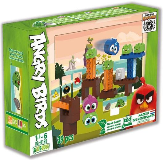 Τουβλάκια Bio Buddi Angry Birds Sand 39τμχ