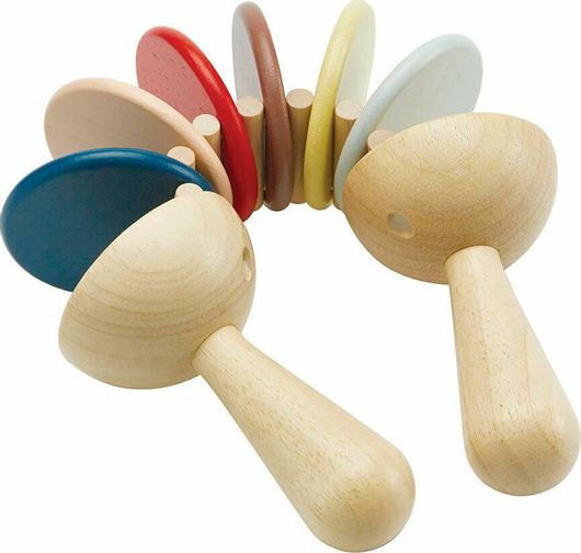 Μουσικό Όργανο Plan Toys Ξύλινο Κλικ Κλακ για 18+ Μηνών