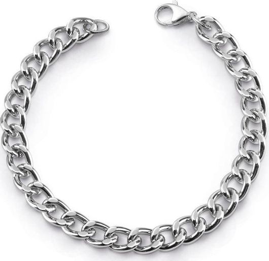 Βραχιόλι Guess Steel Enchainted Jubb01377jwrhs Βραχιόλι Αλυσίδα Ασημένιο