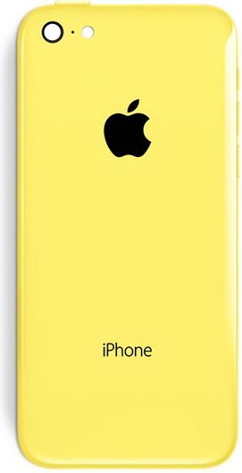 Καπάκι Μπαταρίας για Apple iPhone 5C Κίτρινο