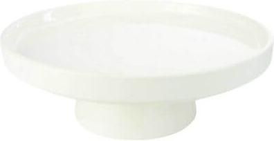 Τουρτιέρα Viosarp Κεραμική με Πόδι 23x23x8cm Λευκή