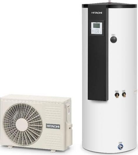 Αντλία Θερμότητας Hitachi TAW-270NHB RAW-35NHB 270lt Inox Δαπέδου 1.5kW