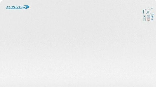 Fan Coil Nordstar NORD-025V-A/C Slim 0.9/1.25kW Δαπέδου 70x13x67cm Λευκό