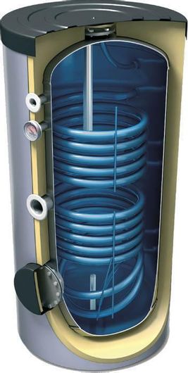 Boiler Λεβητοστασίου Nobel Glass 160lt με Δύο Εναλλάκτες