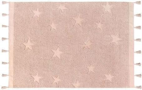Παιδικό Χαλί Lorena Canals Hippy Stars Vintage Nude Βαμβακερό 120x175cm Ροζ