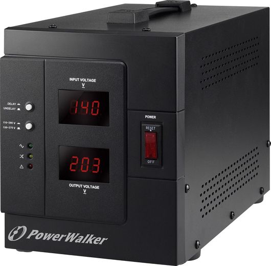 Σταθεροποιητής Τάσης Powerwalker AVR 3000 SIV 3000VA με 2 Πρίζες Ρεύματος