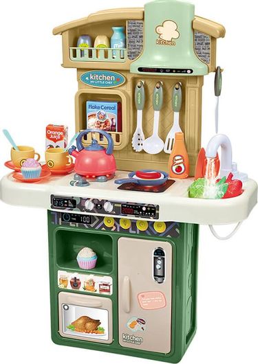 Κουζίνα Zita Toys Μεγάλη με Ατμό Η Βρύση Τρέχει Νερό για 3+ Ετών