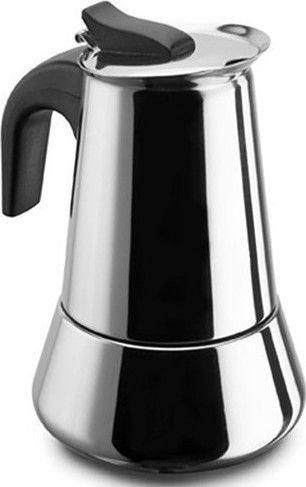 Μπρίκι Espresso Pezzetti Steelexpress 6cups Inox Ασημί