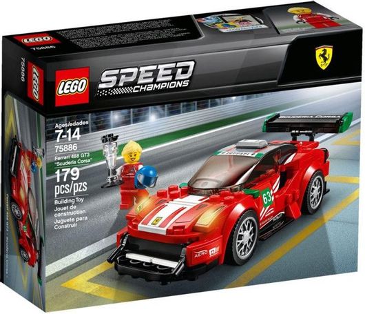 Lego Speed Champions: Ferrari 488 GT3 Scuderia Corsa για 7+ Eτών
