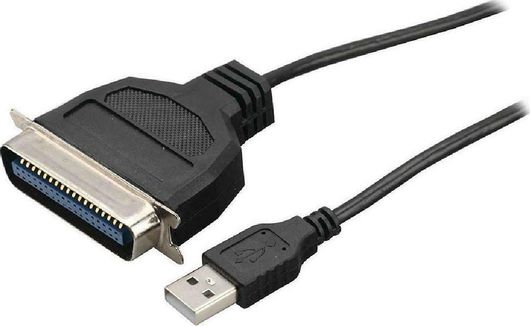 Καλώδιο Σειριακό Powertech USB-A σε Parallel 36-pin male 1.5m