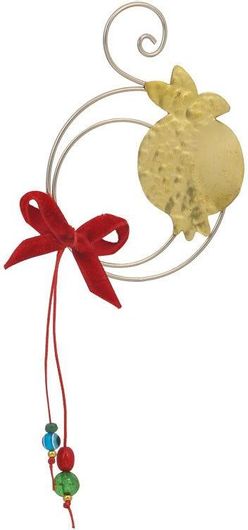 Κρεμαστό Γούρι GRB043GA με Ρόδι & Φιόγκο