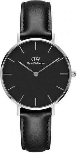Γυναικείo Ρολόι Daniel Wellington Dw00100180 Classic Petite Sheffield Μαύρο