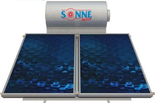 Ηλιακός Θερμοσίφωνας Sonne Sg200/3a Ταράτσας 200lt/3.16 m² Διπλής Ενέργειας Glass με 2 Επιλεκτικoύς Συλλέκτες Atlas
