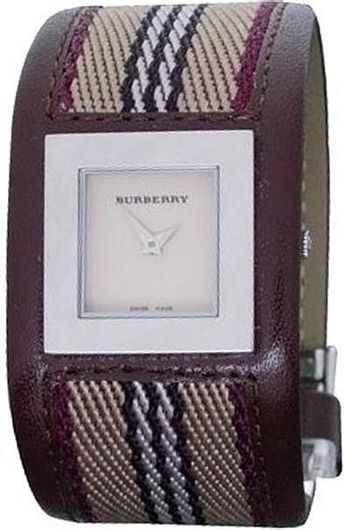 Γυναικείο Ρολόι Burberry BU4005 Δερμάτινο Λουράκι Καφέ