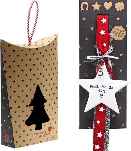 Γούρι Synchronia LU20044B Αστέρι Κεραμικό 1τμχ