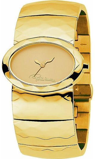Γυναικείο Ρολόι Roberto Cavalli R7253133617 Μεταλλικό Μπρασελέ Χρυσό