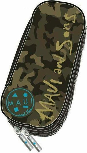 Back Me Up Κασετίνα με 2 Θήκες Πράσινο