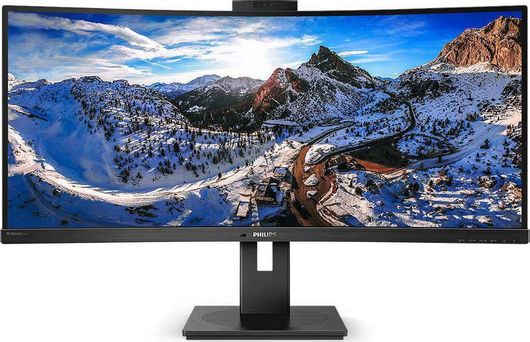Philips P Line 346P1CRH Ultrawide VA HDR Curved Gaming Monitor 34" QHD 3440x1440 με Χρόνο Απόκρισης 4ms GTG