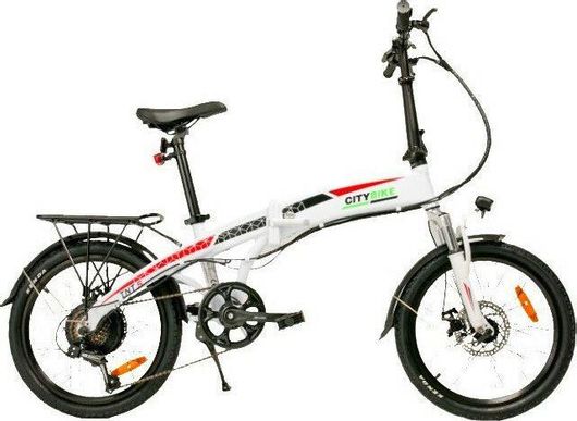 Ηλεκτρικό Ποδήλατο EMW Sporting City 20" Σπαστό Πόλης με 7 Ταχύτητες & Δισκόφρενα Λευκό