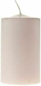 Διακοσμητικό Κερί Iliadis Κορμός 7x7x12cm Ανοιχτό Γκρι