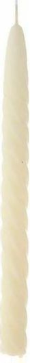 Διακοσμητικό Κερί Iliadis Κηροπηγίου 25cm 6τμχ Εκρού