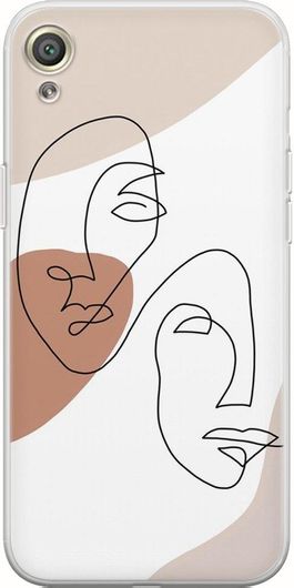 Θήκη Κινητού Back Cover για Sony Xperia XA - Flexible TPU - Two Faces