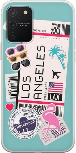 Θήκη Κινητού Back Cover για Samsung Galaxy S10 Lite - Flexible TPU - Ticket To Los Angeles