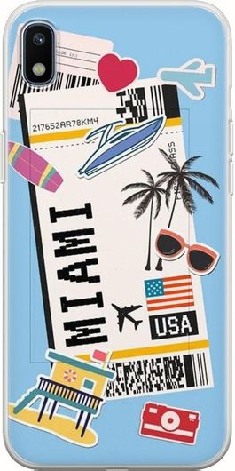 Θήκη Κινητού Back Cover για Samsung Galaxy A10 - Flexible TPU - Ticket To Miami