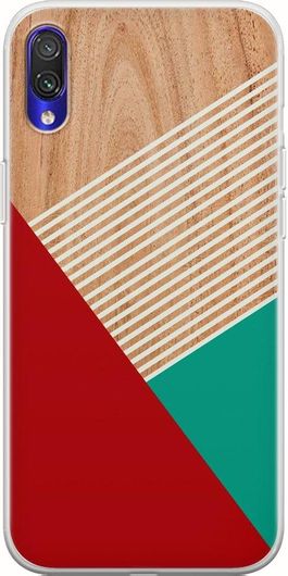 Θήκη Κινητού Back Cover για Xiaomi Redmi 7 - Flexible TPU - Triangles And Lines