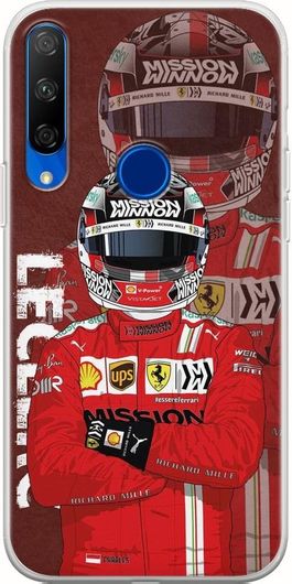 Θήκη Κινητού Back Cover για Honor 9X - Flexible TPU - Formula 1 - Charles Leclerc