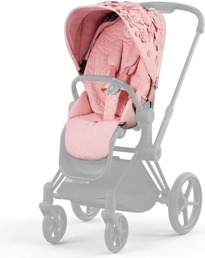 Κάθισμα Καροτσιού Cybex Priam Seat Pack 2022 Simply Flowers Ροζ
