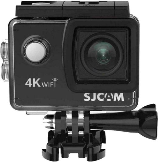 Action Camera SJCAM SJ4000 4K Wi-Fi Air 4K Ultra HD Υποβρύχια με Θήκη με WiFi Μαύρη με Οθόνη 2"