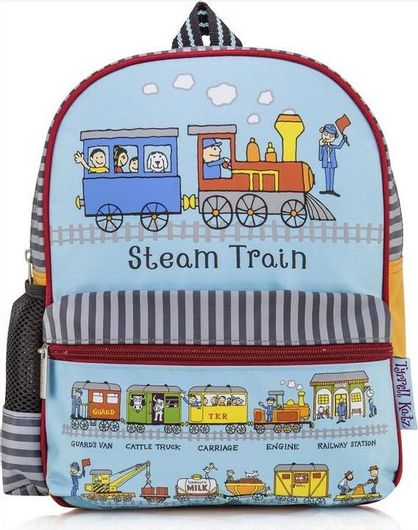 Σχολική Τσάντα Νηπίου Tyrrell Katz Trains Πλάτης Μπλε