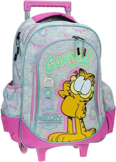 Σχολική Τσάντα Δημοτικού Back Me Up Garfield 48x33x28cm Γκρι