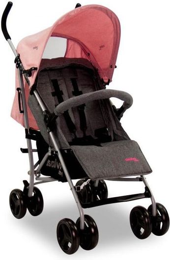 Καρότσι Μπαστούνι Asalvo Mombi από 6 Μηνών Ροζ