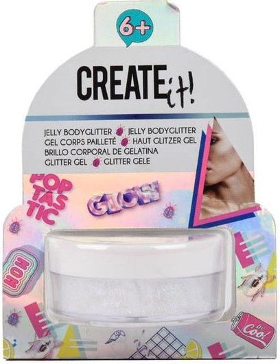 Παιχνίδι Ομορφιάς Highlighter Σώματος Gel Γκλίτερ για 6+ Ετών Λευκό