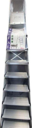 Σκάλα Profal 206801 Αλουμινίου 8+1 Plus