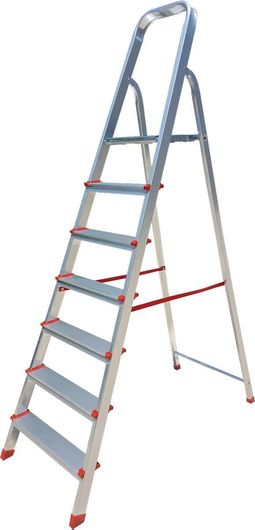 Σκάλα Profal 208501 5+1 Αλουμινίου Οικιακής Χρήσης